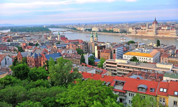 Panorama of Budapest city, Hungary — Stock Photo, Image