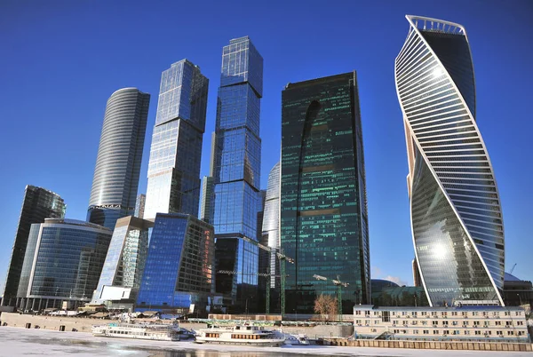 Městské panorama města Moskva, Rusko — Stock fotografie