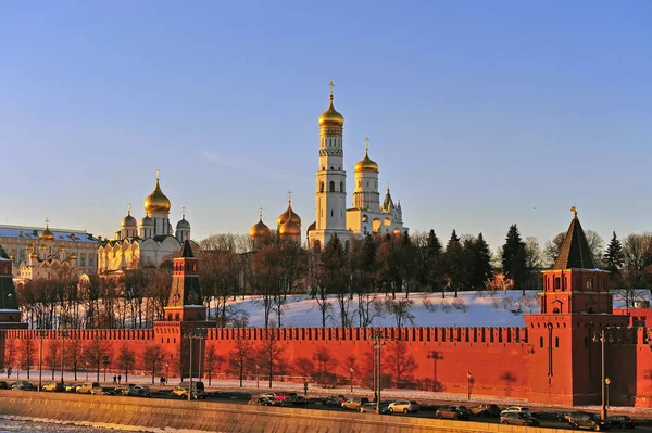 Moscow Kremlin on sunset — Stock Photo, Image