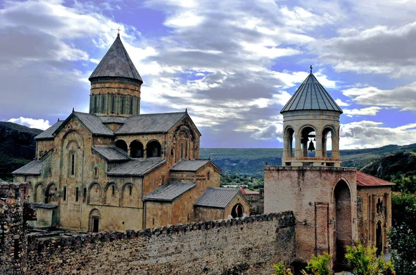 Stevitskhoveli klooster in Mtscheta stad, Georgië — Stockfoto