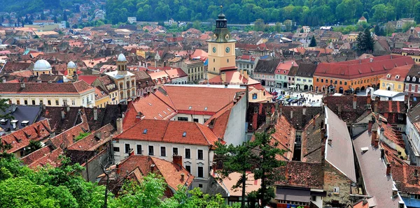 Vue du centre historique de Brasov — Photo