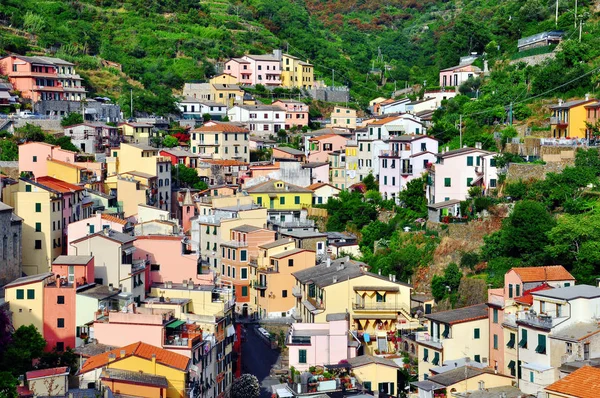 Scenic view of an old village in Liguria — Stock Photo, Image