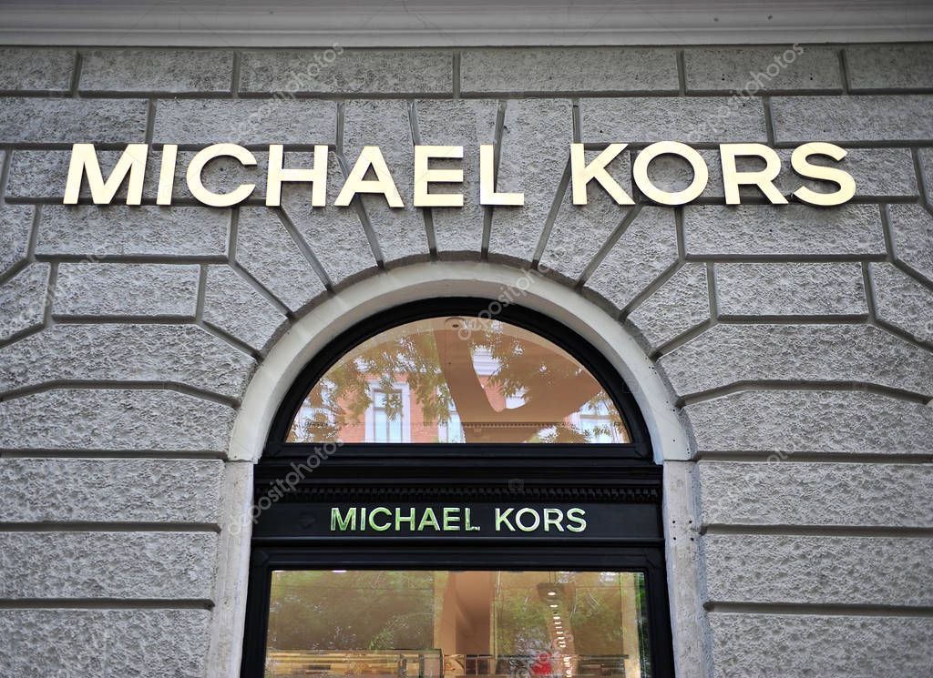 Facade of Michael Kors flagship store Stock Editorial Photo