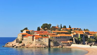 Sveti Stefan resort güzel görünümü