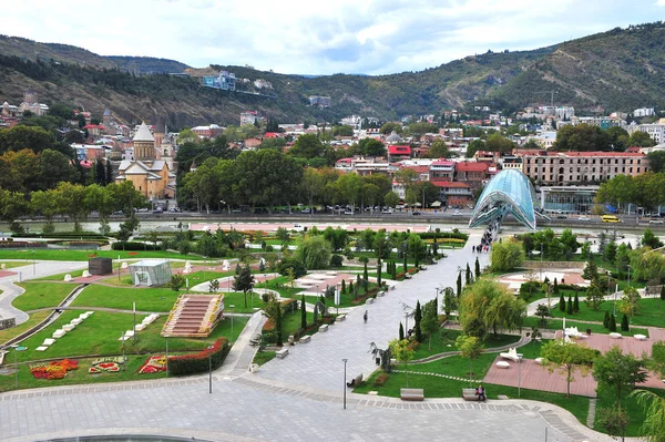 Tbilisi centro de la ciudad, capital de Georgia —  Fotos de Stock