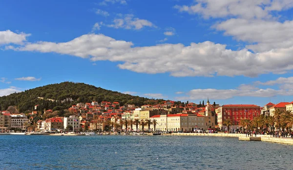 Panorama historického města Split, Dalmácie — Stock fotografie