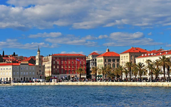 Widok na historyczne miasto Split, Chorwacja — Zdjęcie stockowe
