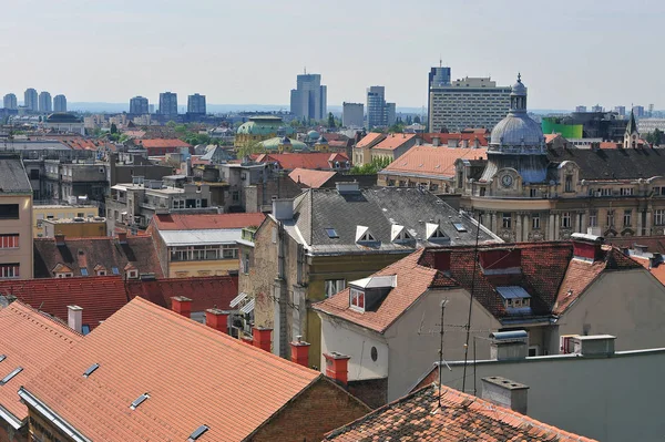 Центр города Загреб, Хорватия — стоковое фото