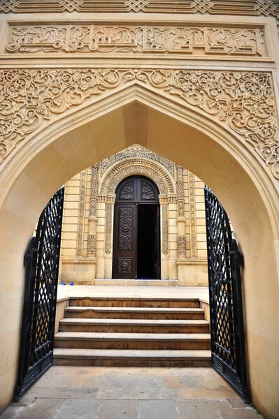 View of the gate in Baku old town