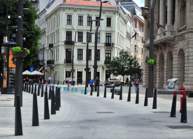 Şehirde Merkezi Budapeşte, Macaristan sokak görünümü