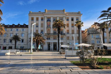 Split şehir merkezinde kare görünümü