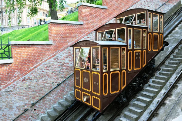 Lanovky Gellert, Budapešť — Stock fotografie