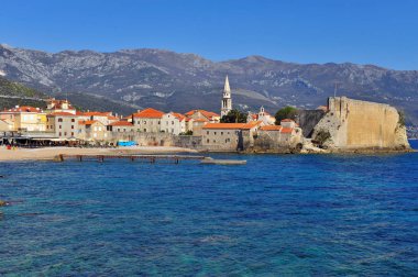 budva eski şehir panoraması