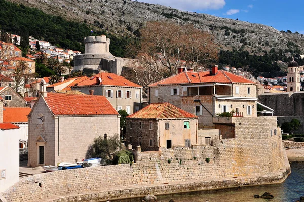 Dubrovnik vieille ville, côte dalmate de la Croatie — Photo