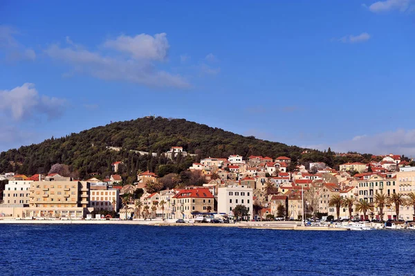 Malebný pohled starého města Split — Stock fotografie