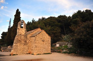 Eski kilisede Split Şehir Parkı