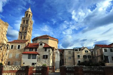 Eski çan kulesi of Diocletian palace, Split