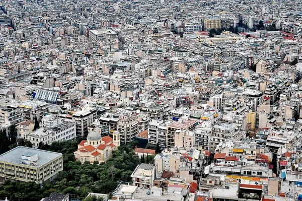 Top view of Athens city