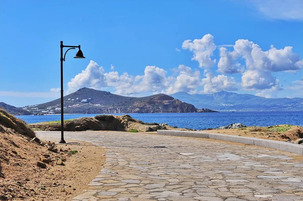 Route par la mer, Grèce — Photo