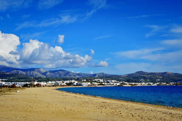 Vue panoramique de la plage de Saint Prokopios — Photo