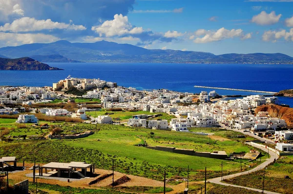 Panorama de la ville de Naxos, Cyclades — Photo