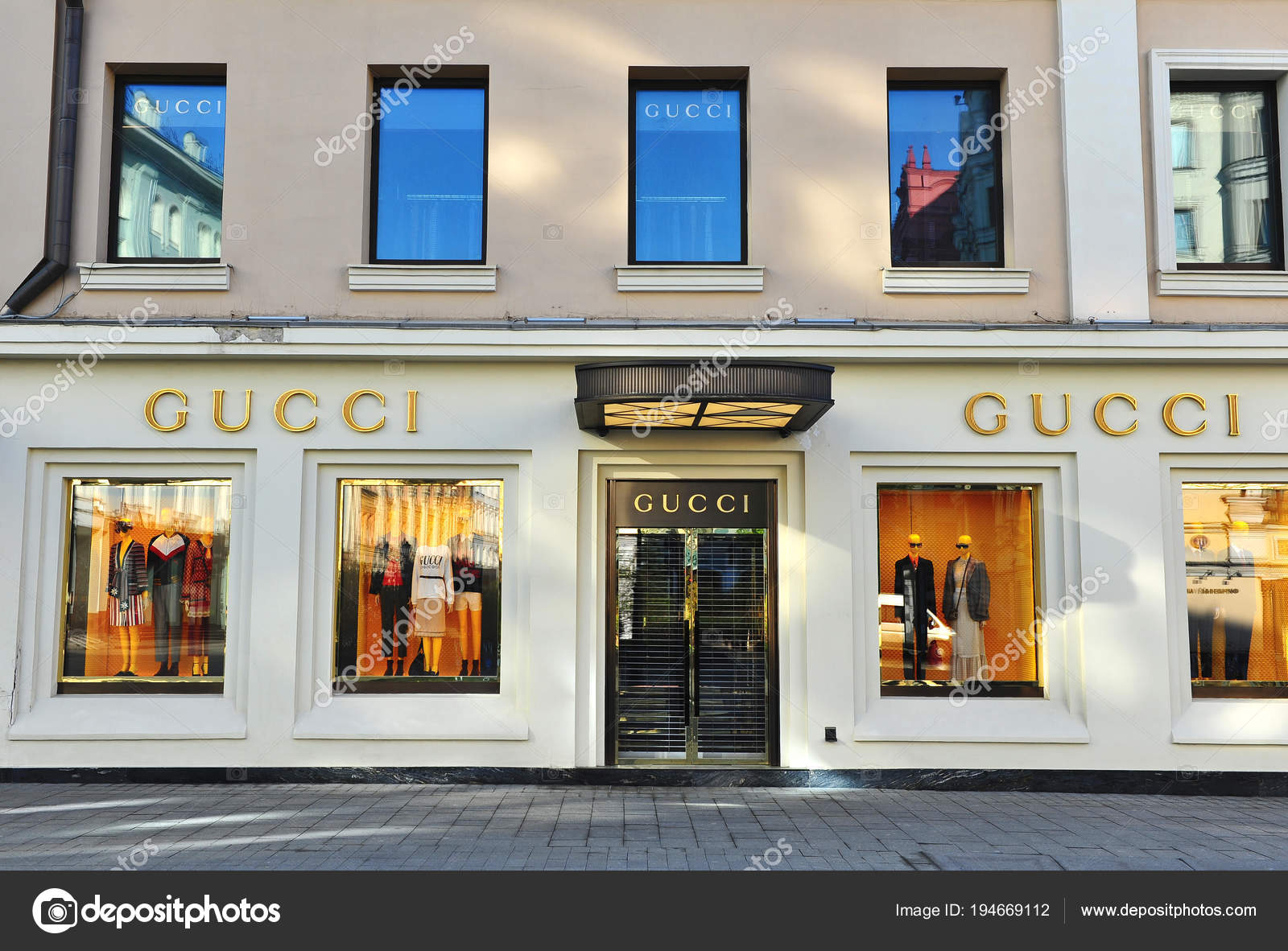 Gucci flagship store, Petrovka street, Moscow – Stock Editorial