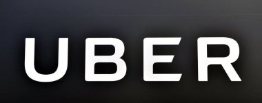 Sokak billboard Uber logo