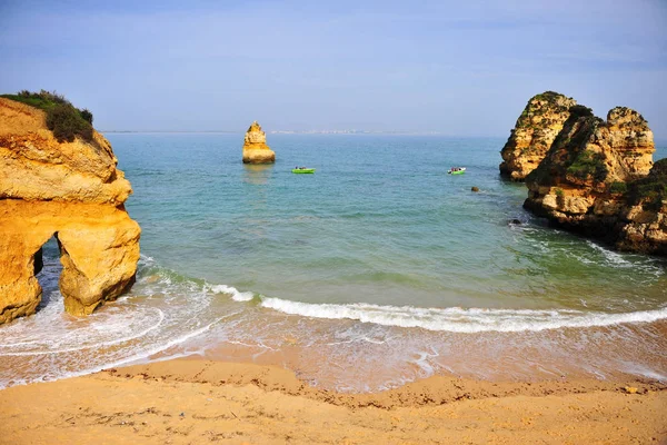 Vue panoramique sur la plage de Lagos resort — Photo