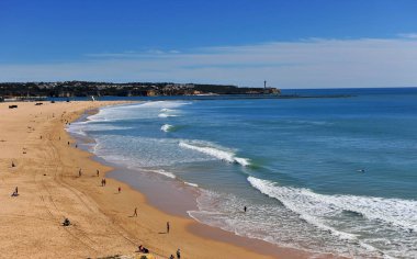 Portekiz, Portimao tatil beldesinin güzel kumsalı.