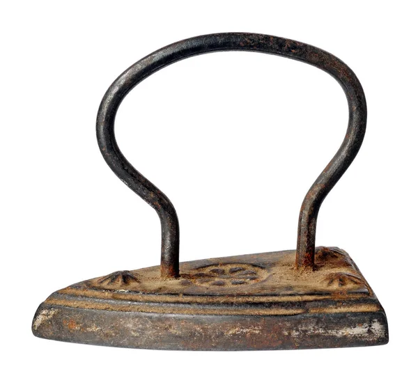 Antique iron isolated — Stock Photo, Image