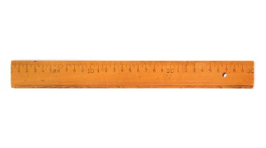 ahşap cetvel izole