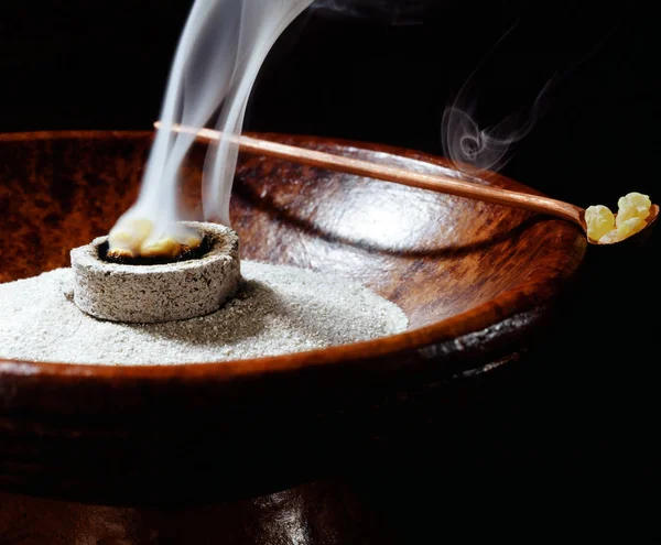 Incense bowl and incense — Stock Photo, Image