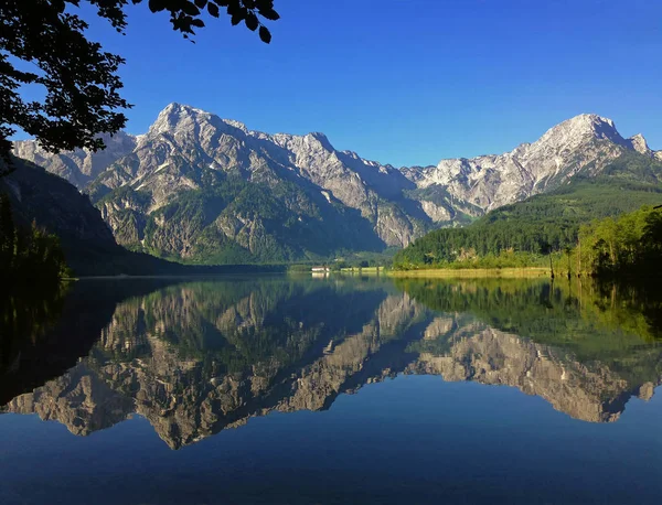 Almsee біля Gruenau в на Зальцкаммергут — стокове фото