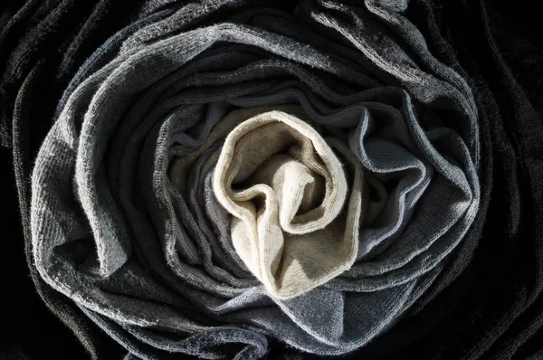 Siyah ve beyaz çorap soyut resim.