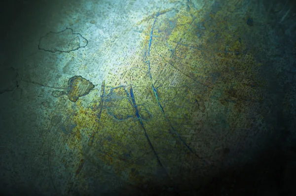 Koyu mavi tonları yaşlı yüzey soyut dokusuna. Eski püskü ile korkunç arka plan.