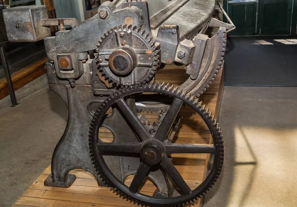 eski vintage, şık makinaları dişlileri görünümünü şaşırtıcı closeup parçası