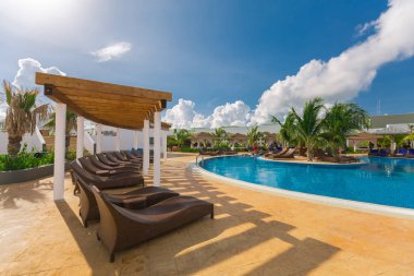  güzel davetkar görünümü eğri rahat geniş Açık Yüzme Havuzu 