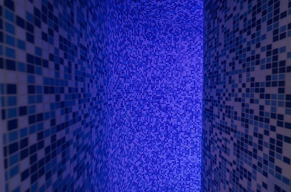 Grande incrível azul escuro abstrato cerâmica parede fundo — Fotografia de Stock