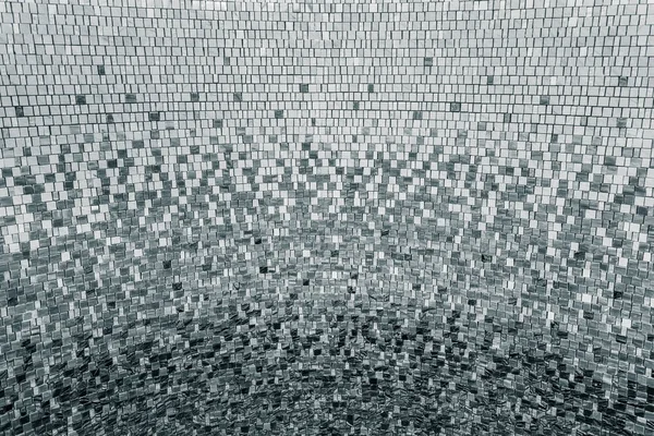 Bela Vista Detalhada Cinza Preto Natural Monocromático Texturizado Mosaico Telhas — Fotografia de Stock