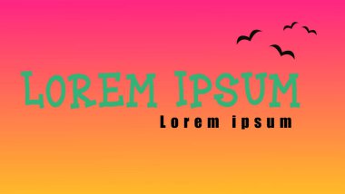 Mehtaplı kuşlar ve öfkeli manzara özelleştirilebilir