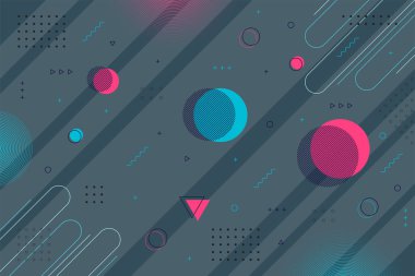 yaratıcı geometrik modern arkaplan tasarımı koyu mavi