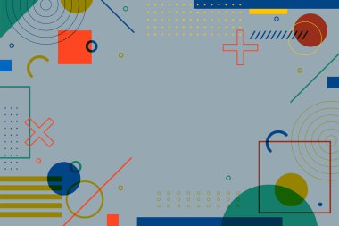 Geometrik modern arkaplan tasarımı mavi