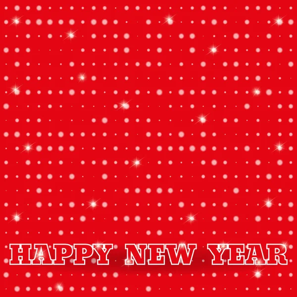 Feliz Año Nuevo fondo rojo. Base en blanco para su objeto. Vector — Archivo Imágenes Vectoriales