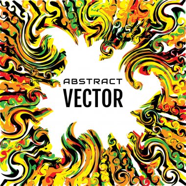 Renkli parlak soyut sarmal çapı, girdap arka plan farklı boyutu. Çerçeve, metin için afiş. Öğe, tasarım için şablon. Vektör