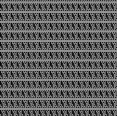 Kareler soyut geometrik seamless modeli. 3B vektör çizim