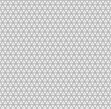 Soyut geometrik küp seamless modeli. Basit minimalist grafik tasarım arka plan, kumaş süsleme. Vektör çizim
