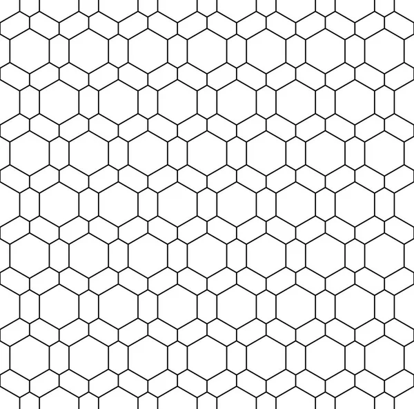 Soyut geometrik altıgen seamless modeli. Basit minimalist grafik tasarım arka plan, kumaş süsleme, güvenlik ağı. Vektör