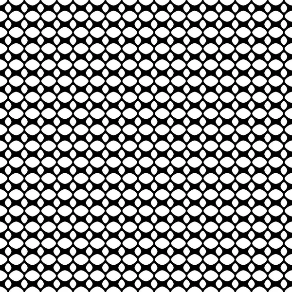 Nahtloses geometrisches Muster mit Blütenblatt aus abgerundeten Rauten. Vektorillustration — Stockvektor
