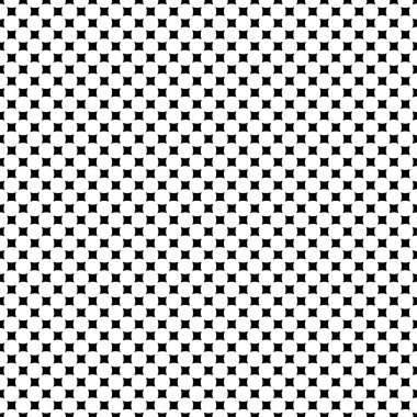 Daire veya yıldız kılavuz siluetleri kesintisiz geometrik desen. Desen kumaş ve giyim. Vektör