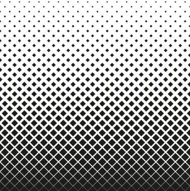 Kareler yatay sorunsuz yarı ton, beyaz arka plan üzerinde azalır. Kontrastlı noktalı resim arka plan. Vektör